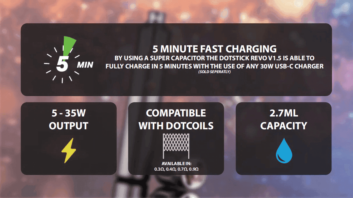 佩特里DOTMOD STICK REVO1.5主機空倉煙彈官網:圖片 3